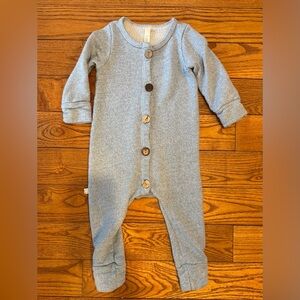 Childhoods cozy light blue onepeice, 12-18 months